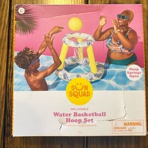 Sun Squad Inflatable Water Basketball Hoop Set